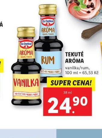 Lidl Tekuté aromá nabídka