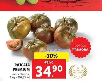 Lidl Rajčata premium nabídka
