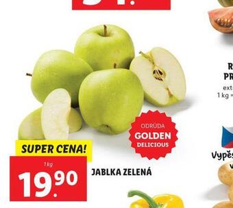 Lidl Jablka zelená nabídka