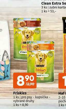 Terno Friskies kapsičky pro psy nabídka