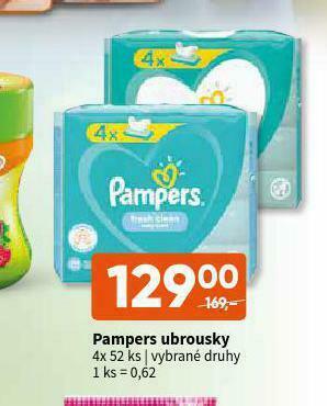Terno Pampers ubrousky nabídka