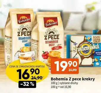 Terno Bohemia krekry z pece nabídka