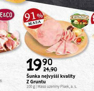 Terno Šunka z gruntu nabídka