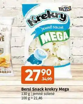 Terno Bersi snack krekry nabídka