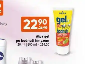 Terno Alpa gel po bodnutí hmyzem nabídka