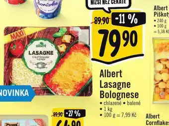 Albert Aylbert lasagne bolognese nabídka