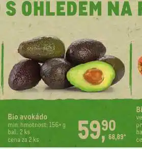 Makro Bio avokádo nabídka