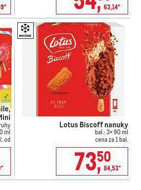Makro Lotus biscoff nanuky nabídka