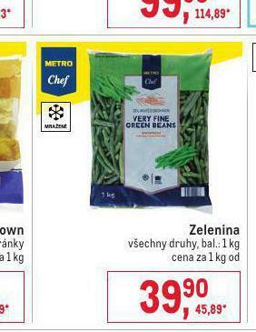 Makro Zelenina nabídka