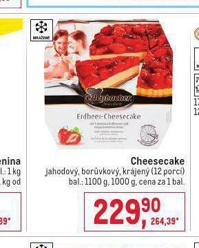 Makro Cheesecake nabídka