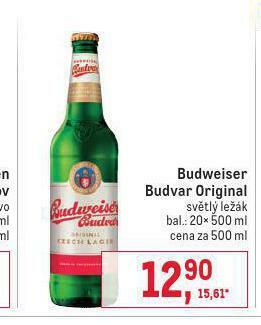 Makro Pivo budweiser budvar nabídka