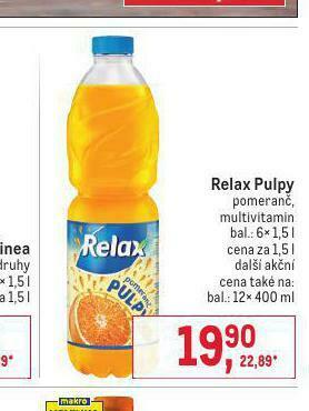 Makro Relax pulpy nabídka