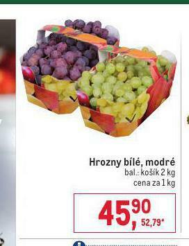 Makro Hrozny bílé nabídka