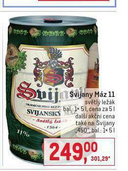 Makro Pivo svijanský máz nabídka