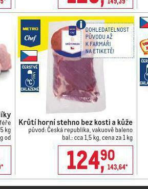 Makro Krůtí horní stehno nabídka