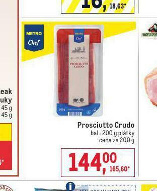 Makro Prosciutto crudo nabídka