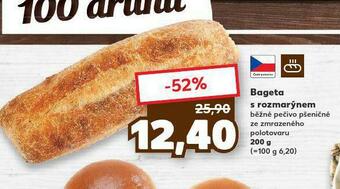 Kaufland Bageta s rozmarýnem nabídka