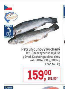 Makro Pstruh duhový nabídka