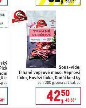 Makro Trhané vepřové maso nabídka