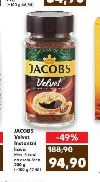 Kaufland Jacobs káva nabídka