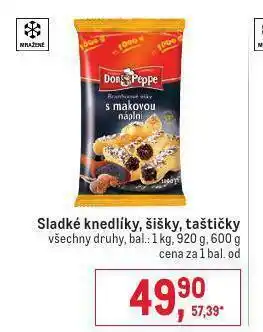Makro Sladké knedlíky, šišky, taštičky nabídka