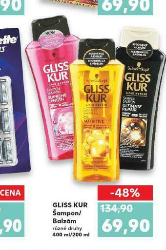 Kaufland Gliss kur šampon nabídka