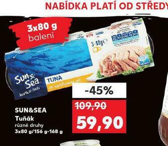 Kaufland Sun&amp;sea tuňák nabídka