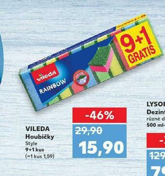 Kaufland Vileda houbičky nabídka