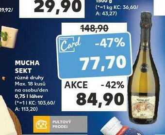Kaufland Mucha sekt nabídka