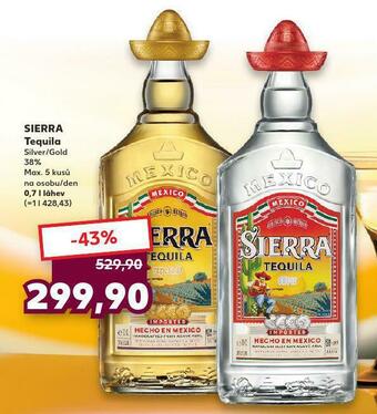 Kaufland Sierra tequila nabídka