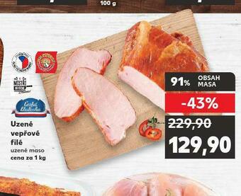Kaufland Uzené vepřové filé nabídka