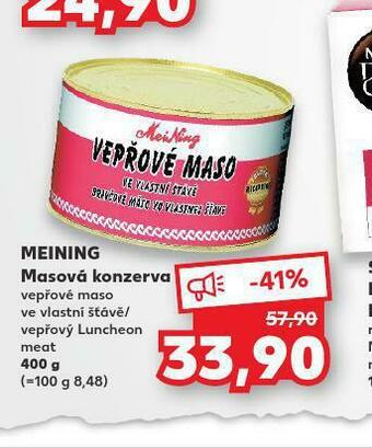 Kaufland Masová konzerva nabídka