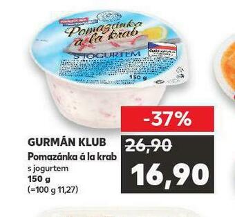 Kaufland Pomazánka á la krab s jogurtem nabídka