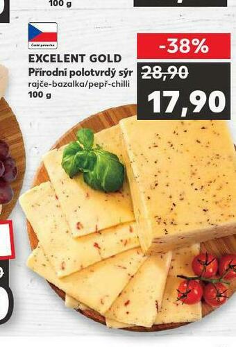 Kaufland Excelent gold sýr nabídka