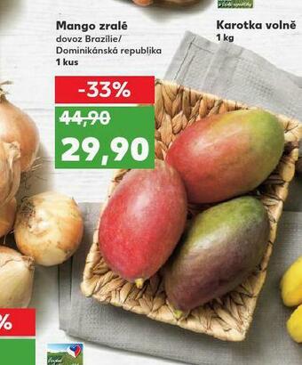 Kaufland Mango zralé nabídka
