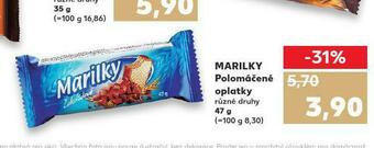 Kaufland Marilky polomáčené oplatky nabídka