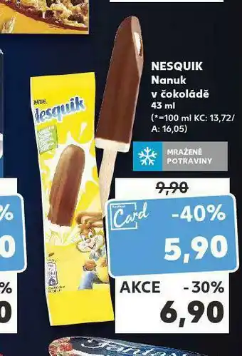 Kaufland Nesquik nanuk nabídka