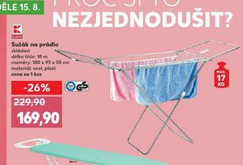 Kaufland Sušák na prádlo nabídka