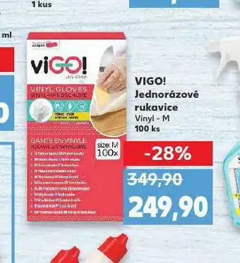 Kaufland Vigo! jednorázové rukavice nabídka