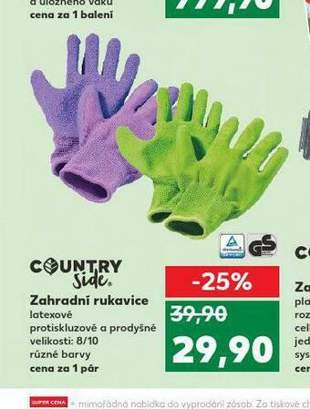 Kaufland Zahradní rukavice nabídka