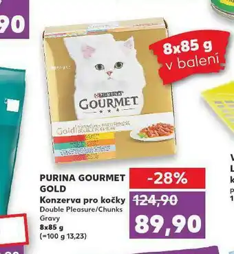 Kaufland Puria gourmet gold konzerva pro kočky nabídka