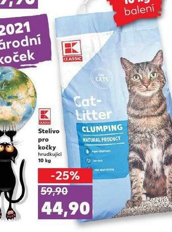 Kaufland Stelivo pro kočky nabídka