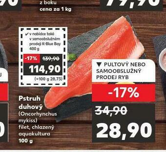 Kaufland Pstruh duhový nabídka
