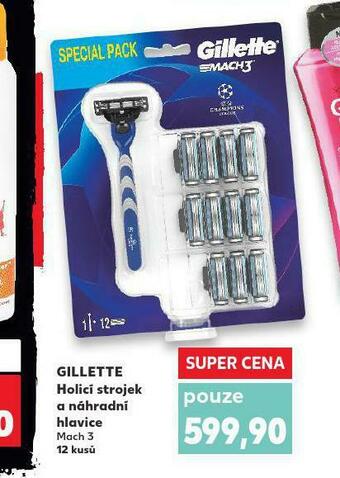 Kaufland Gillette holicí strojek nabídka