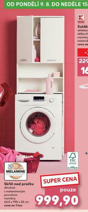 Kaufland Skříň nad pračku nabídka