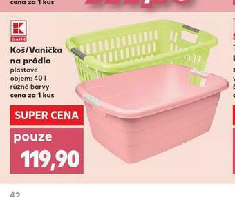 Kaufland Koš / vanička na prádlo nabídka