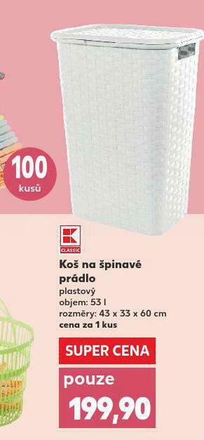 Kaufland Koš na špinavé prádlo nabídka