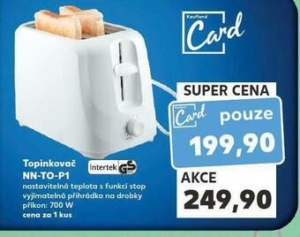 Kaufland Topinkovač nabídka