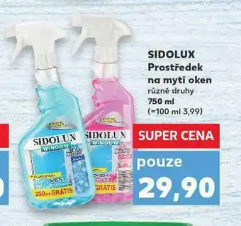 Kaufland Sidolux prostředek na mytí oken nabídka