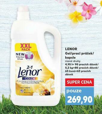 Kaufland Lenor prací prostředek nabídka